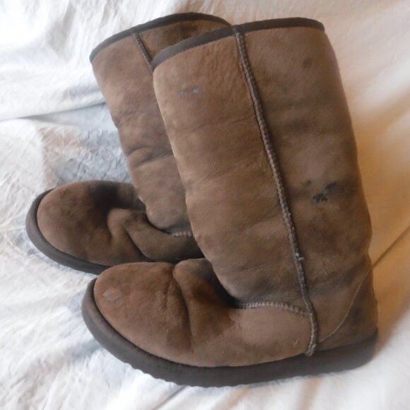 Ugg boots Womens Winter Brown Ugg Boots Size 7 - Picture 2 of 9